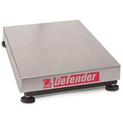 Ohaus Defender Rectangular Bench Scale Base, 250lb X 0.05lb, D100HL, 30379452