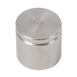 Ohaus 30g Class F Test Weight with No Certificate, Cylindrical with Groove