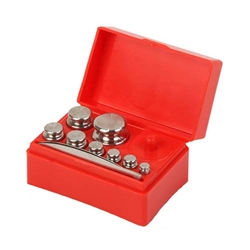 Ohaus 30390976 50g-0.5gn with Class 7 Avoirdupois Weight Set, Stainless Steel, 31 Piece