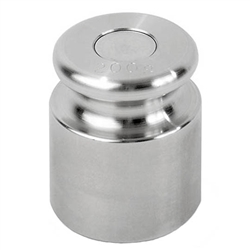Ohaus 200g Class 7 Economical Stainless Steel Cylindrical Weight, Traceable Certificate