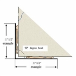 Omnimed 1.5" x 1.5" X 43" Stainless Steel Corner Guard (Tape Mounting)