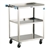 Lakeside 311 Utility Cart, 300 Lb Capacity, (3) 15.5 x 24 Inch Shelves