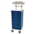 Harloff Mini Line Anesthesia Cart, Tall Cabinet, Six Drawers with Key Lock