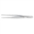 Miltex Tissue Forceps, 5", 1x2 Teeth, Delicate, Fluted Handles