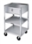 Lakeside 300 Lb Capacity Compact Utility Stand, (3) 16.75 x 18.75 Inch Shelves, With Drawer