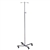 Lakeside 4-Leg Heavy Duty IV Stand, 2 Hooks