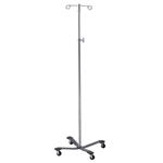 Lakeside 4-Leg Heavy Duty IV Stand, 2 Hooks