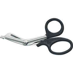 Miltex 7.5" Universal Bandage Scissors - Serrated Blade - Black Handle