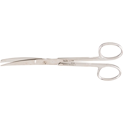 Miltex Operating Scissors, Curved, Sharp-Blunt Points - 5-1/2"