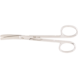 Miltex Surgery Scissors, Curved, Blunt-Blunt Points - 4-3/4"