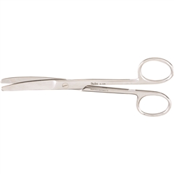 Miltex 5-3/4" Operating Scissors - Standard Pattern - Curved - Blunt-Blunt Points