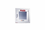 AED Wall Cabinet: Fully-Recessed with Alarm, Security Enabled