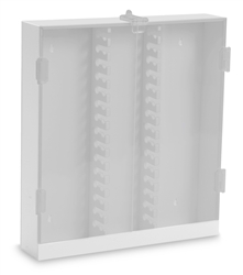 White PVC 30 Column HPLC Storage Cabinet