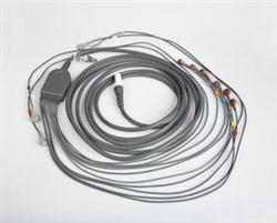 Burdick Patient Cable for Q-Stress and Heartstride, 43" Leads, Snap