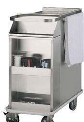 Harloff Stainless Steel, Side Storage Cabinet for Cast Cart
