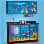 Clinton Theme Series "Ocean Commotion" Cabinets