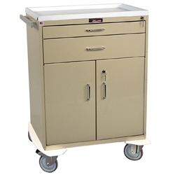 Harloff 6200 Procedure Cart, Storage Compartment with Adjustable Shelf, Standard Package