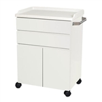UMF Modular Treatment Cabinet (Mobile), 2 Doors, 2 Drawers, 25"W x 34.25"H x 18"D