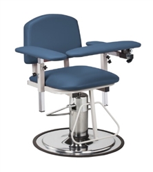Clinton H Series, Padded, Blood Drawing Chair with Padded Arms