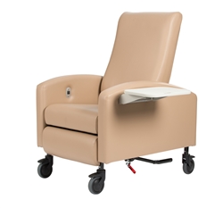 Winco Vero Care Cliner w/ Push Back, Fixed Arms & 5" Casters (Trendelenburg)