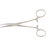 Miltex 5-1/2" Kelly Hemostatic Forceps - Curved - Serrated Tip