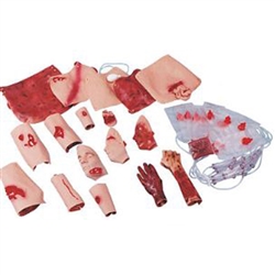 Nasco Simulaids Trauma Moulage African-American Kit