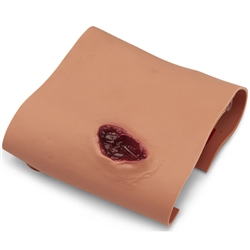 Nasco Simulaids Life Moulage Wound, Projectile Entry or Exit Wound Simulator - Light