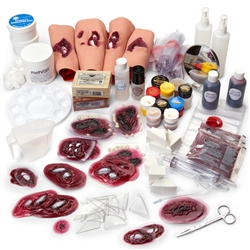 Nasco Simulaids Advanced Military Casualty Wound Simulation Kit