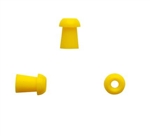 Silicone Eartip 8 mm Mushroom - Yellow (100 pc)