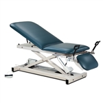 Clinton Open Base Power Table with Adjustable Backrest, Footrest & Stirrups