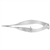 Sklar Econo Vannas Scissors, Curved, 7mm Sharp