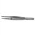 Sklar Econo Barraquer Cilia Forceps, Smooth 1mm x 7.5mm Platform - 4"