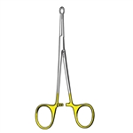 Sklar Vasectomy Fixation Clamp - Oval Tip, 5-3/4"