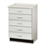 Clinton 8805-A Molded Top Treatment Cabinet with 5 Drawers