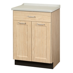 Clinton 8821-AF Fashion Finish, Molded Top Treatment Cabinet with 2 Doors & 1 Drawer