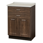 Clinton 8822-F Fashion Finish, Molded Top Treatment Cabinet with 2 Doors & 2 Drawers