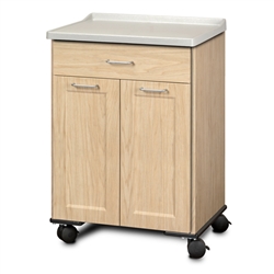 Clinton 8921-AF Fashion Finish Mobile Treatment Cabinet w/ 2 Doors & 1 Drawer