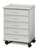Clinton 8950-A Molded Top, Mobile Treatment Cabinet with 5 Drawers