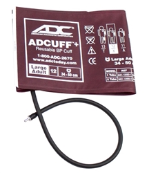 ADC Adview 2 Large Adult Cuff - Burgundy (34-50 cm)