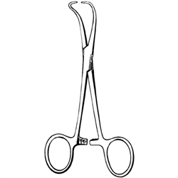 Sklar Merit Backhaus, Towel Forceps - 3-1/2"