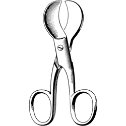 Sklar Merit Umbilical Scissors - 4"