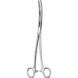 Sklar Merit Bozeman Uterine Dressing Forceps, S-Curved - 10-1/4"