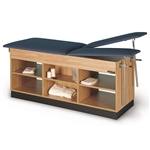 Hausmann A9065 Split Leg Table - Open Storage Shelf