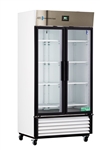 35 Cubic Foot ABS Premier Double Swing Glass Door Laboratory Refrigerator - Hydrocarbon