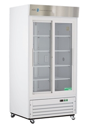 33 Cubic Foot Double Sliding Glass Door Chromatography Refrigerator - Hydrocarbon