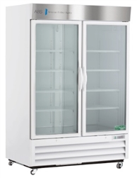 49 Cubic Foot ABS Double Swing Glass Door Laboratory Refrigerator - Hydrocarbon