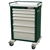 Harloff Procedure Cart, Aluminum, Six Drawers with Basic Electronic Pushbutton Lock