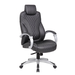 Boss Hinged Arm Executive Chair with Synchro-Tilt