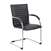 Boss Chrome Frame Vinyl Side Chair (Set of 2)