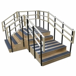 Bariatric Convertible Exercise Training Stairs